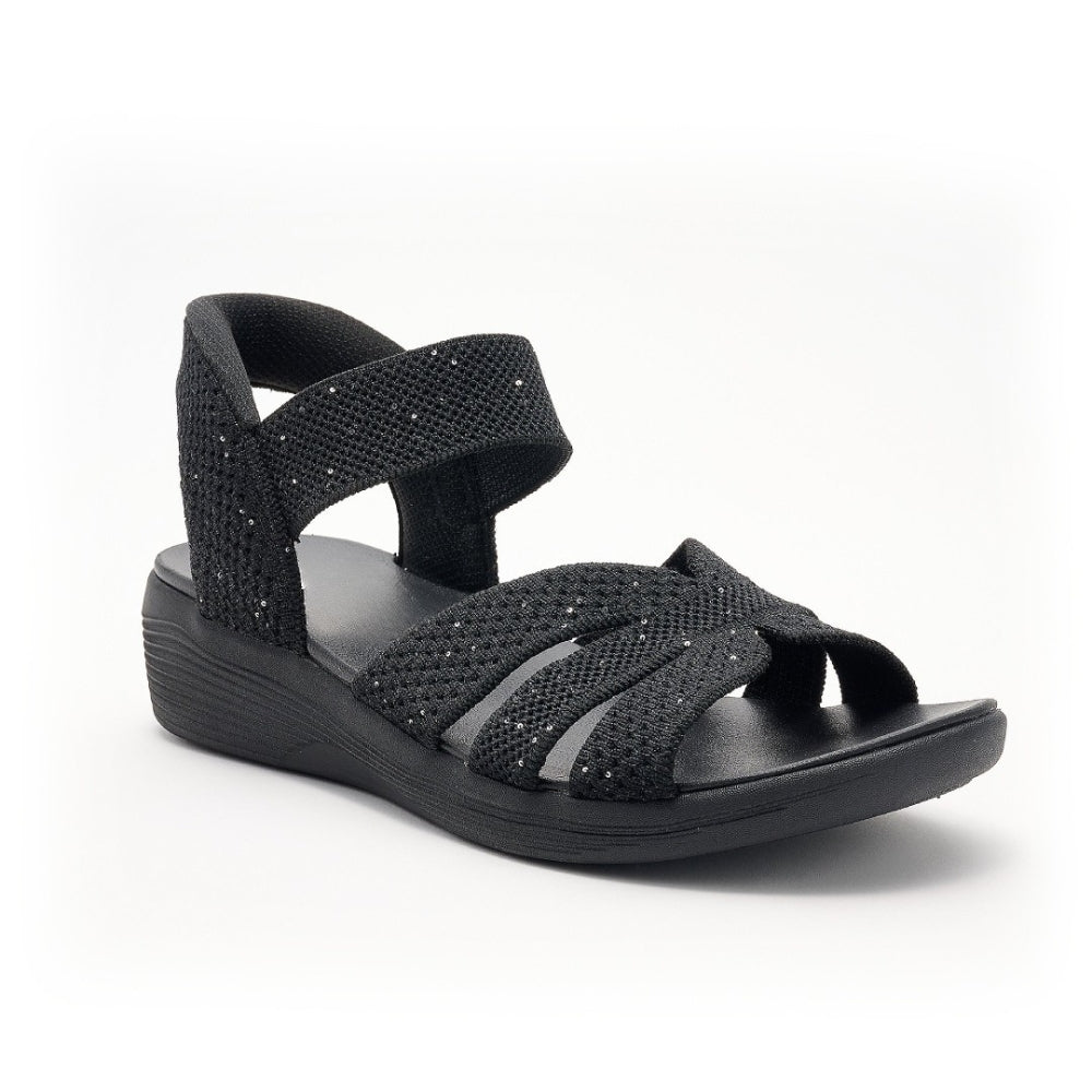 Aria Knit Wedge Sandal
