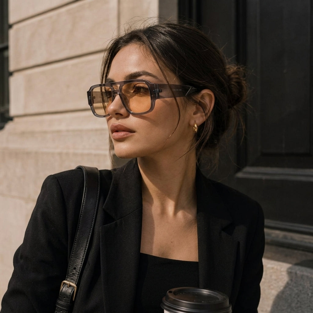 Havana Aviator SunGlasses
