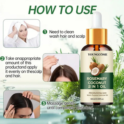 Rosemary Coconut Hair Oil